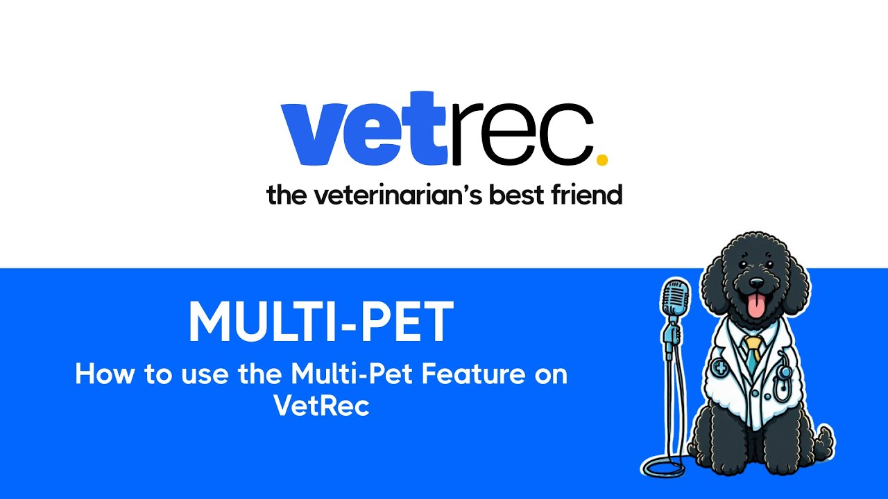 Using the Multi Pet Feature on VetRec