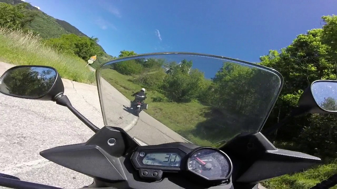Yamaha XJ6 Diversion - Col de la Madeleine (début)