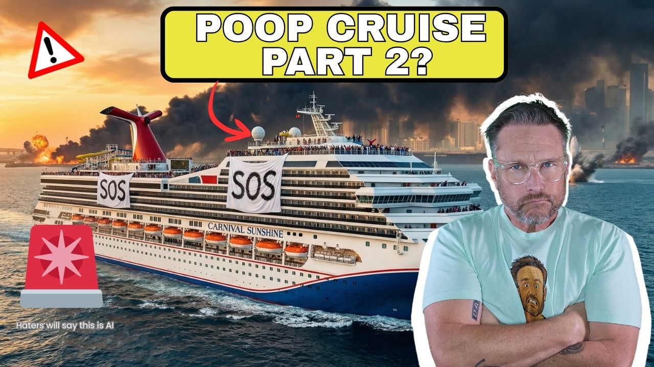 CRUISE SHIP MISSILE STRIKE?! 🚢 Ships DENIED port Access + Carnival Power Failure! Poop Cruise 2?
