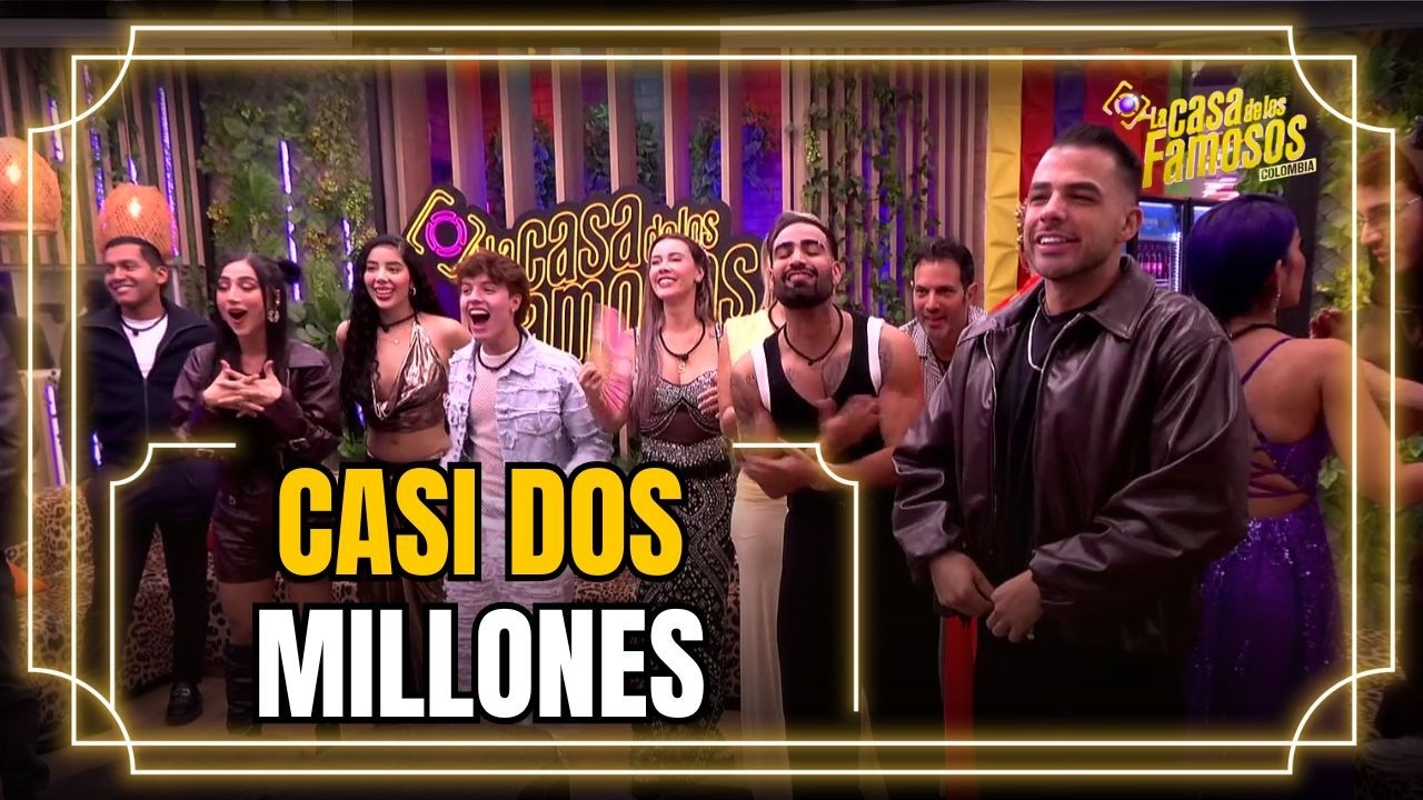 Los participantes celebran los resultados de los likes | La casa de los famosos Colombia 2026