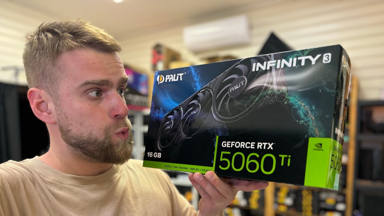 Купил RTX5060TI PALIT INFINITY 3 за 54999 в DNS! Норм или боль? 😱 #HappyPC