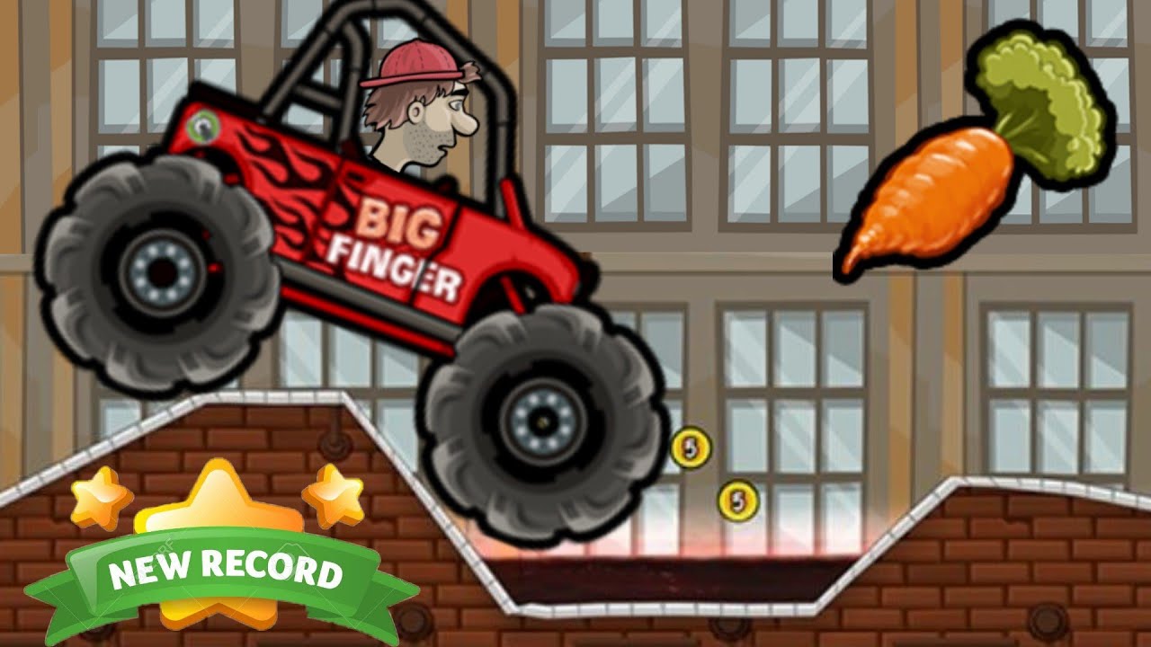 Hill Climb Racing Big Finger in Factory Gameplay Walkthrough | Best Score | HCR1
