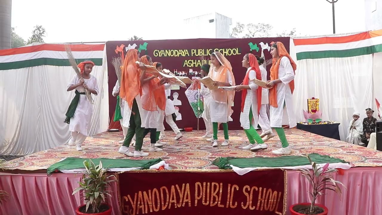 77th Republic Day Celebration | Senior Students Performance | Gyanodaya Public School Ashapur