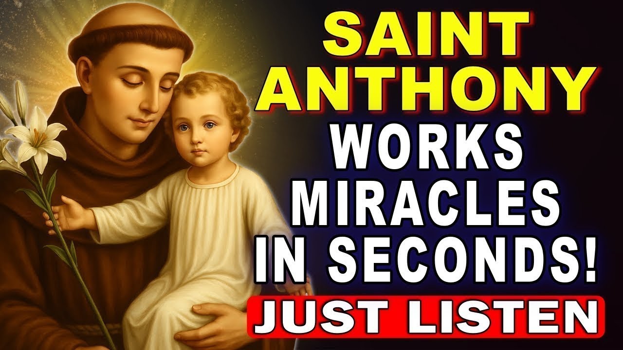 💖СИЛЬНАЯ МОЛИТВА, ЧТОБЫ ПОЛУЧИТЬ ЧУДО СЕГОДНЯ - СВЯТОЙ АНТОНИЙ ПАДУАНСКИЙ🙏