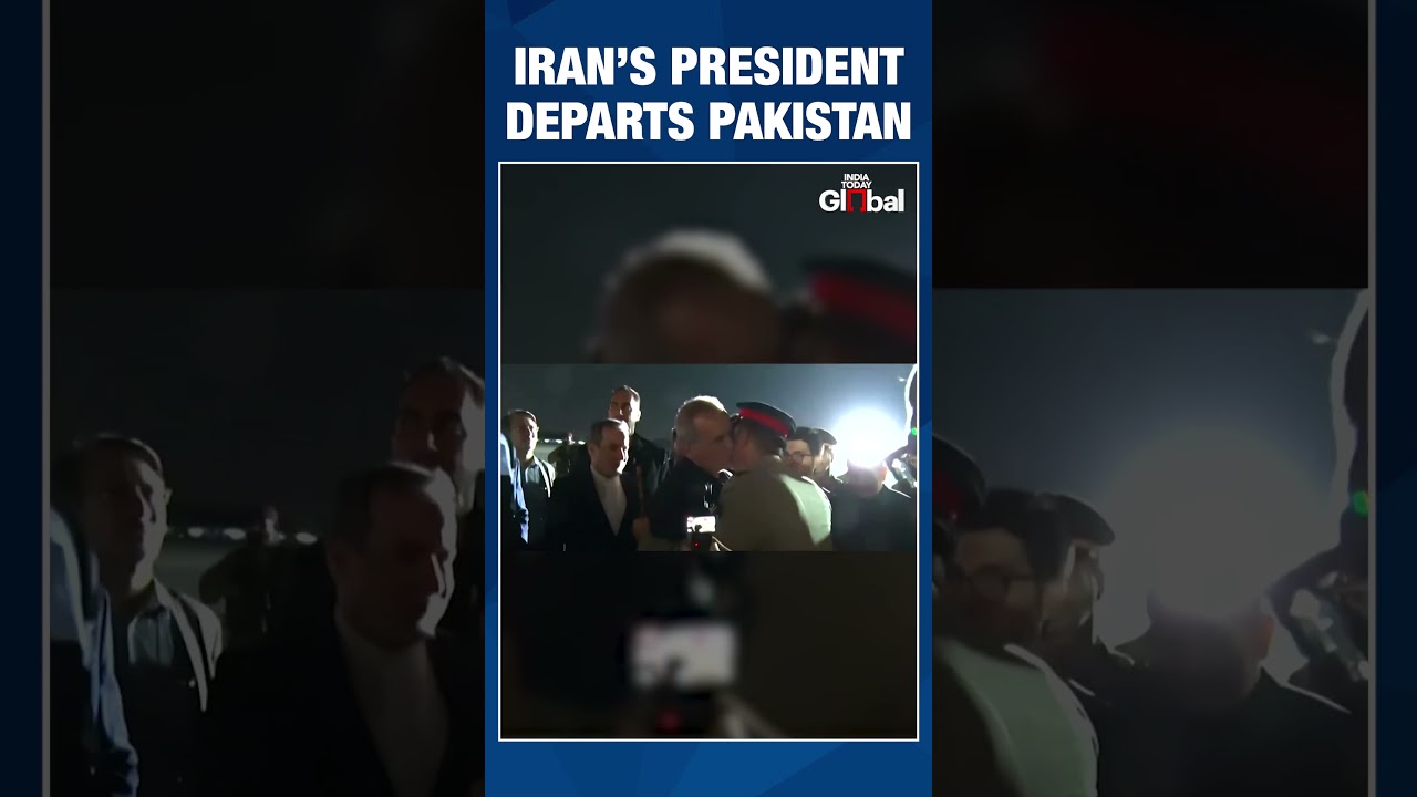Iran President Pezeshkian Departs Pakistan After High-Level Talks On Regional Peace