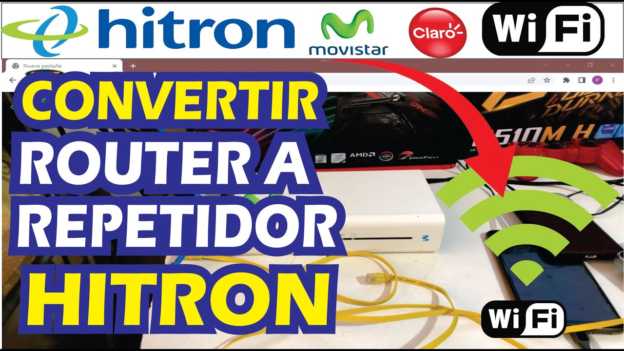 CONVIERTE ROUTER HITRON CGNV22  A REPETIDOR WIFI | Access Point | Movistar ✅