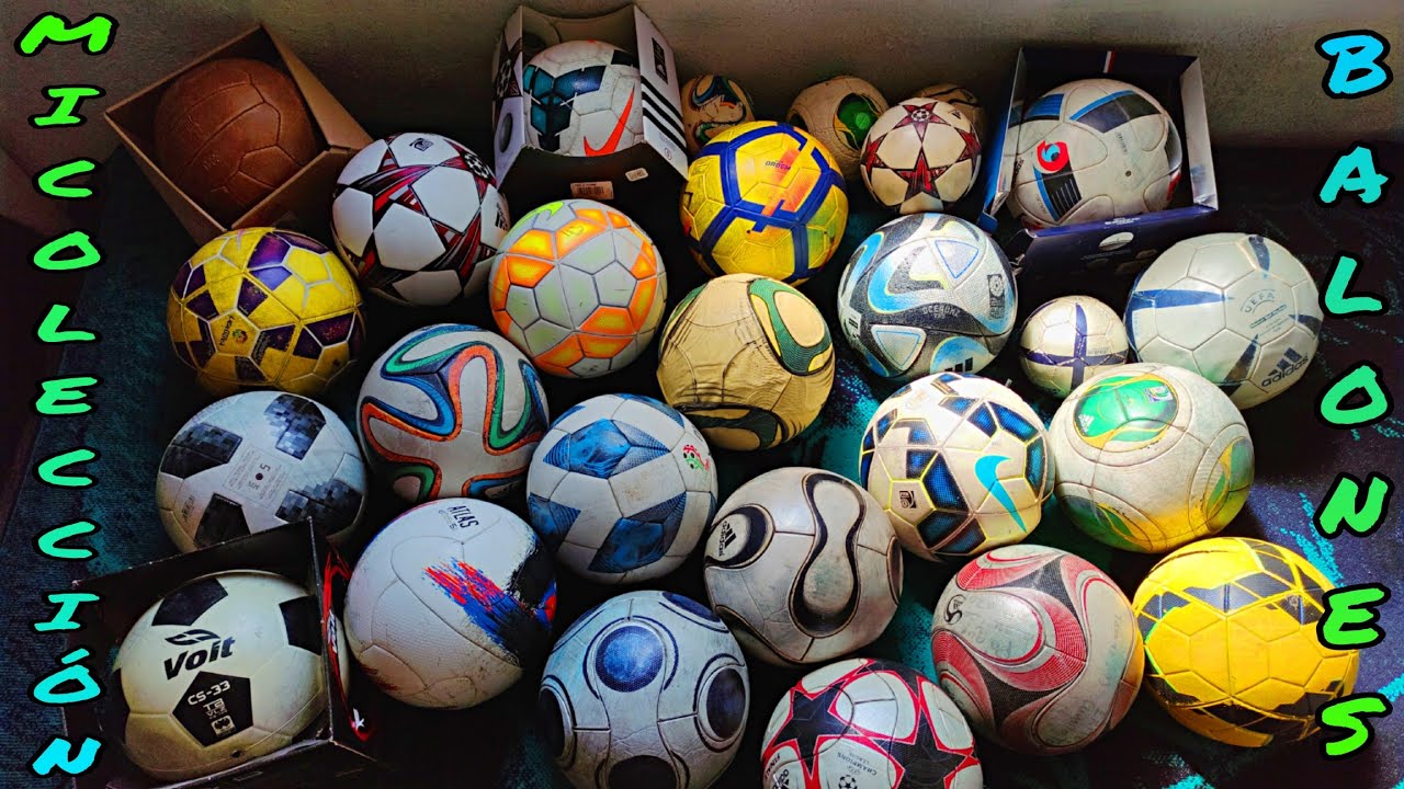 Mi Colección de Balones de Fútbol | LCSdestruction Enero 2024 | OMB Soccer Ball Collection |