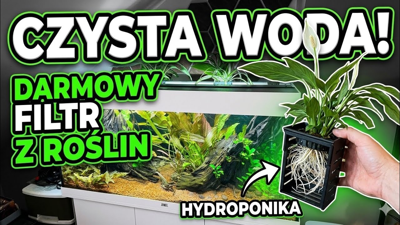 Skrzydłokwiat i Zielistka NA WODZIE. M&oacute;j nowy system w akwarium JUWEL