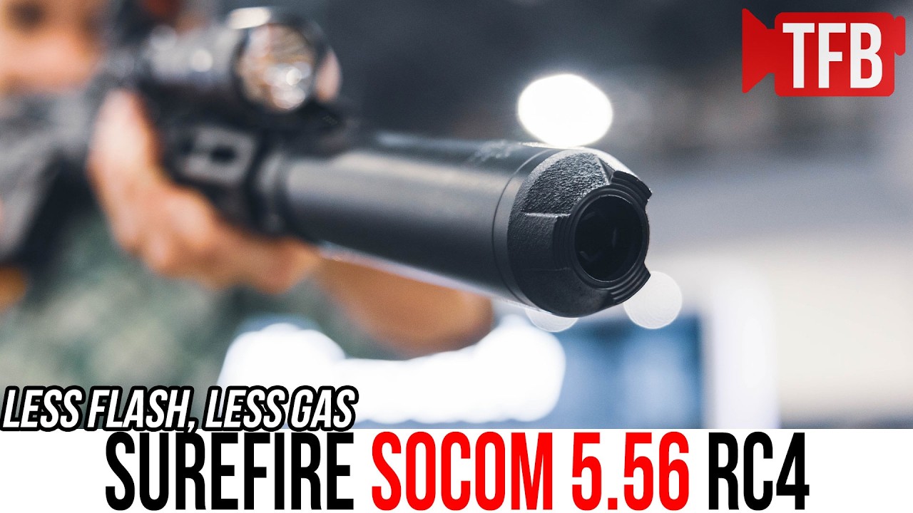 Внутреннее устройство Surefire RC4: низкое противодавление, меньшее пламя.
