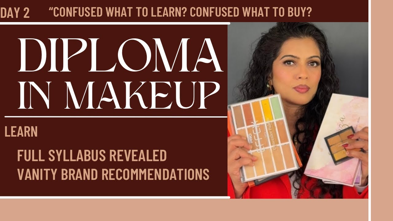 DAY 2 DIPLOMA Makeup Artist Course Syllabus Explained | Best Brands for Makeup Vanity|PRATIBHA