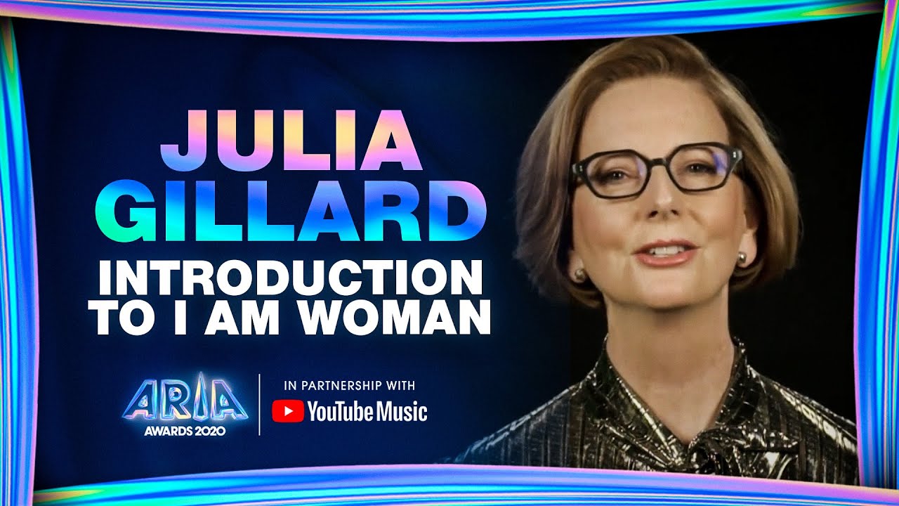 Julia Gillard introduction to I Am Woman | 2020 ARIA Awards