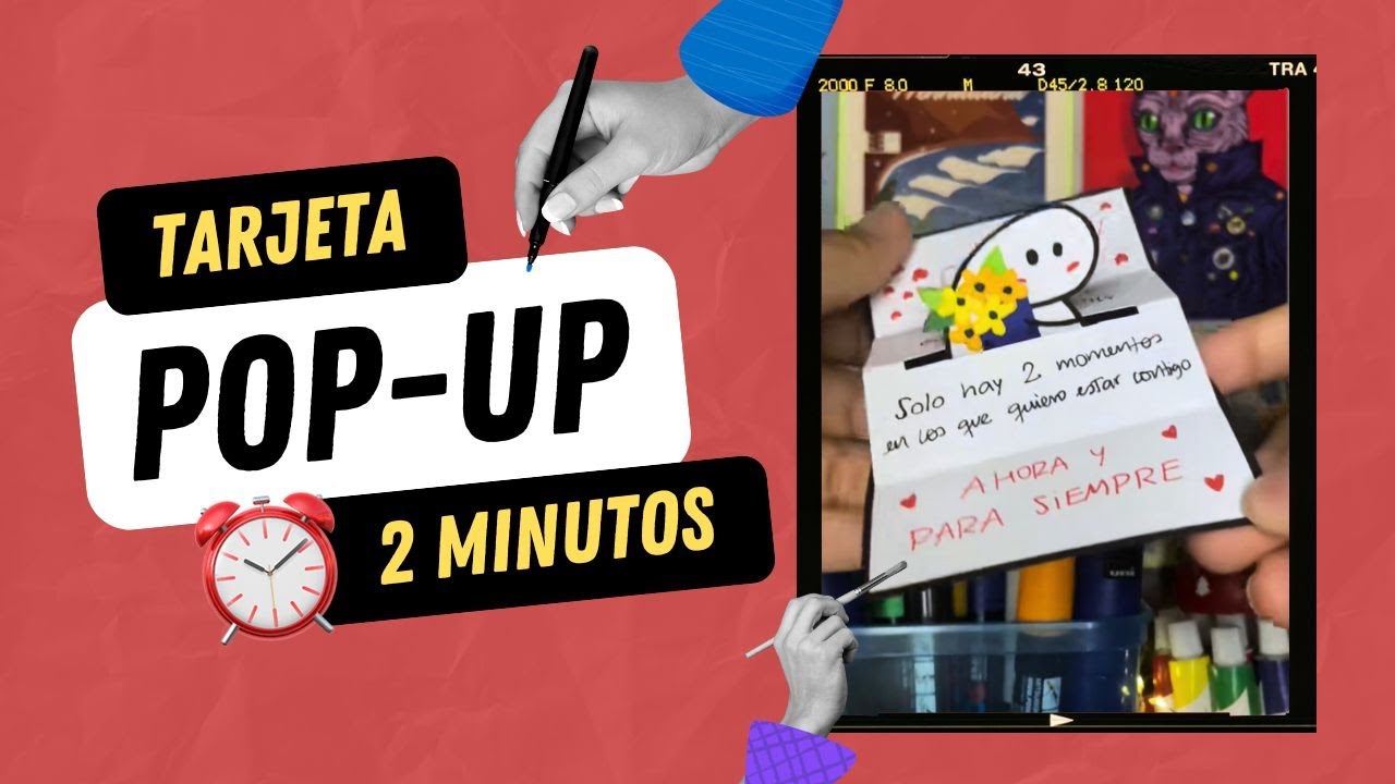 Tarjeta pop-up en 2 minutos ⏰