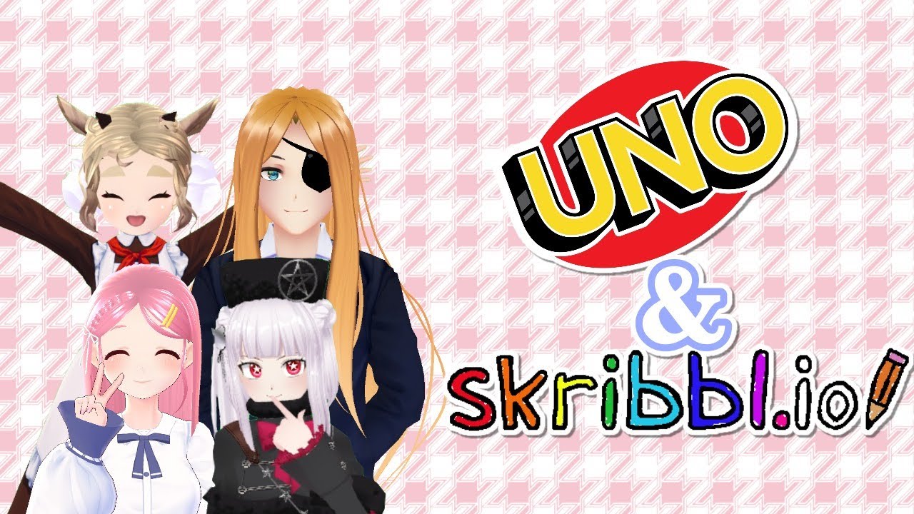 【Collab】 multilingual UNO & skribbl.io!!