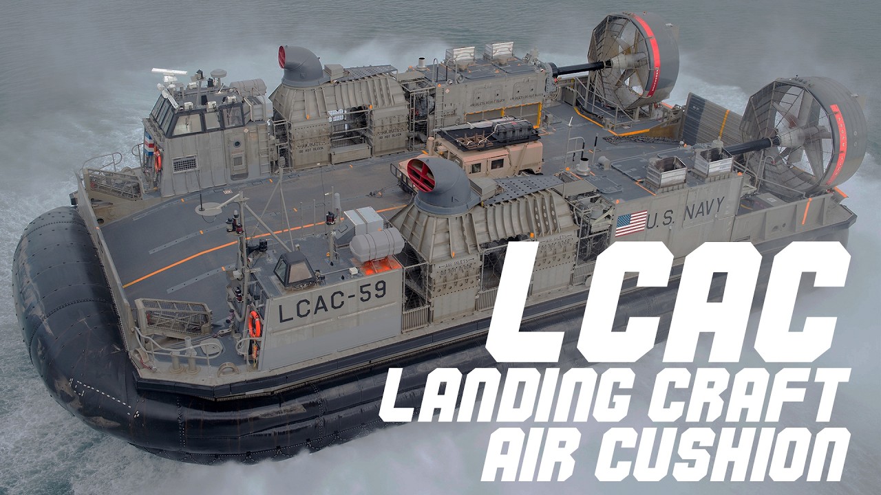 U.S. Navy's Amphibious Hovercraft LCAC