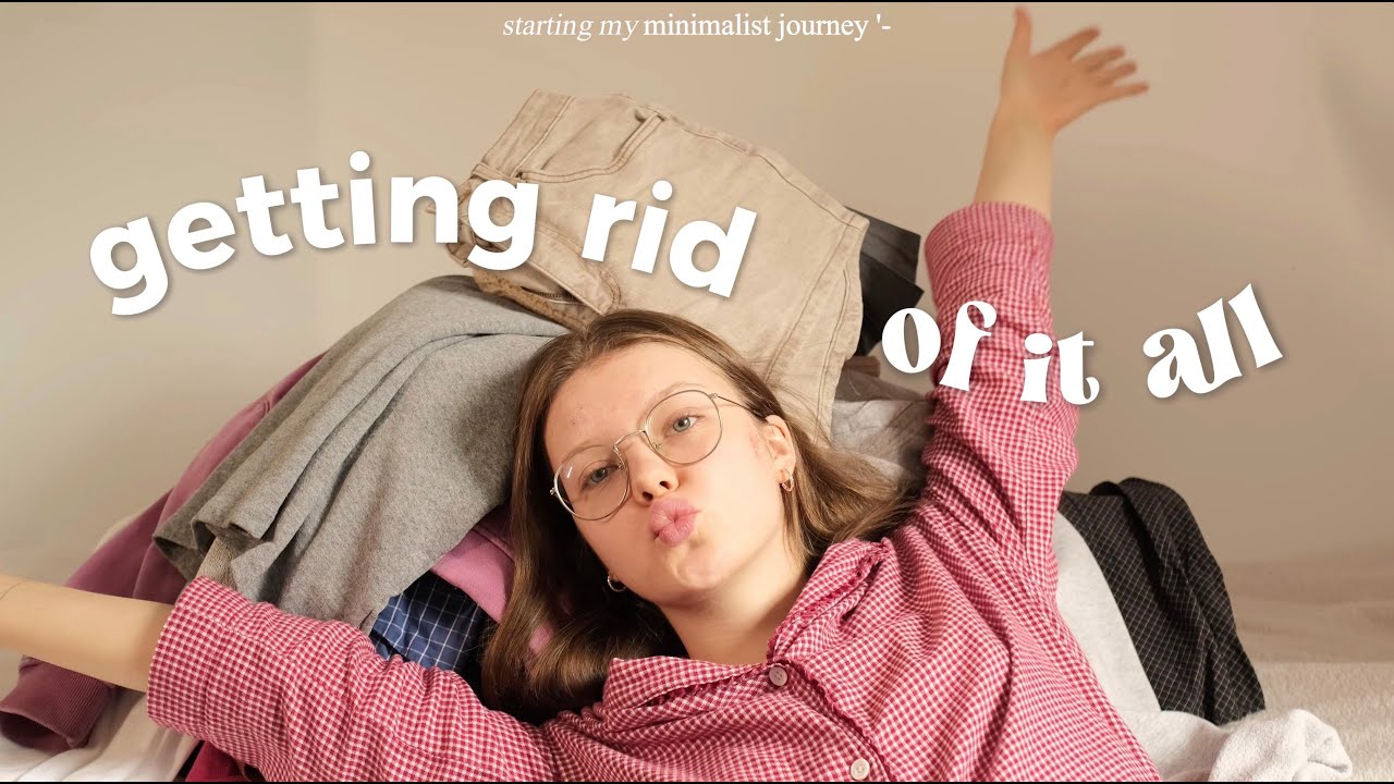 decluttering my ENTIRE closet | becoming a happy minimalist