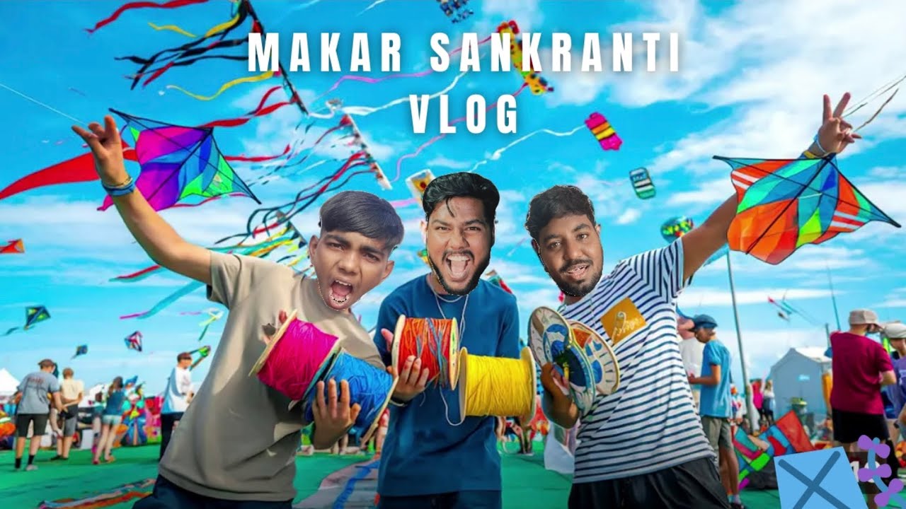 Makar sankranti vlog | patangabazi | kite flying |￼ kites flying | पतंग उड़ान | kites cutting |vlog￼