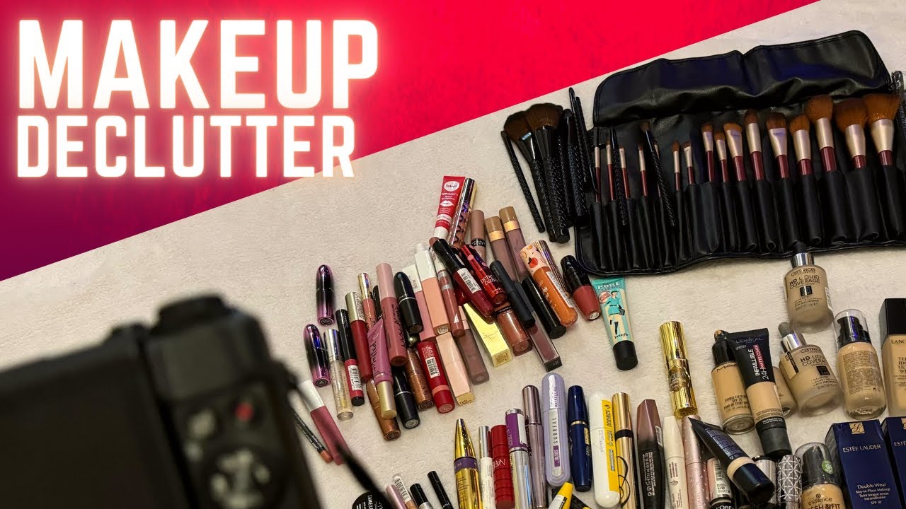 MAKEUP DECLUTTER 2024 | Curățenie în colecția de produse de machiaj