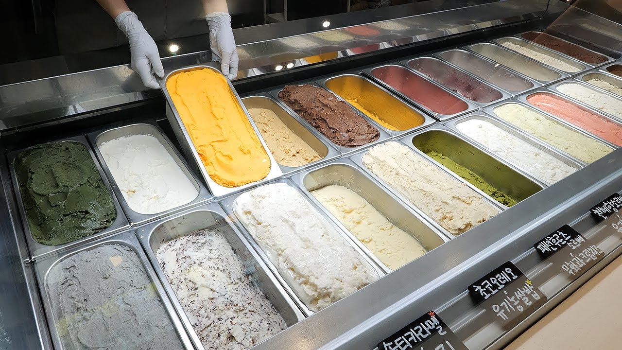 수제 아이스크림 만드는 과정 - 아이스걸크림보이 / the process of making handcrafted ice cream (gelacream)