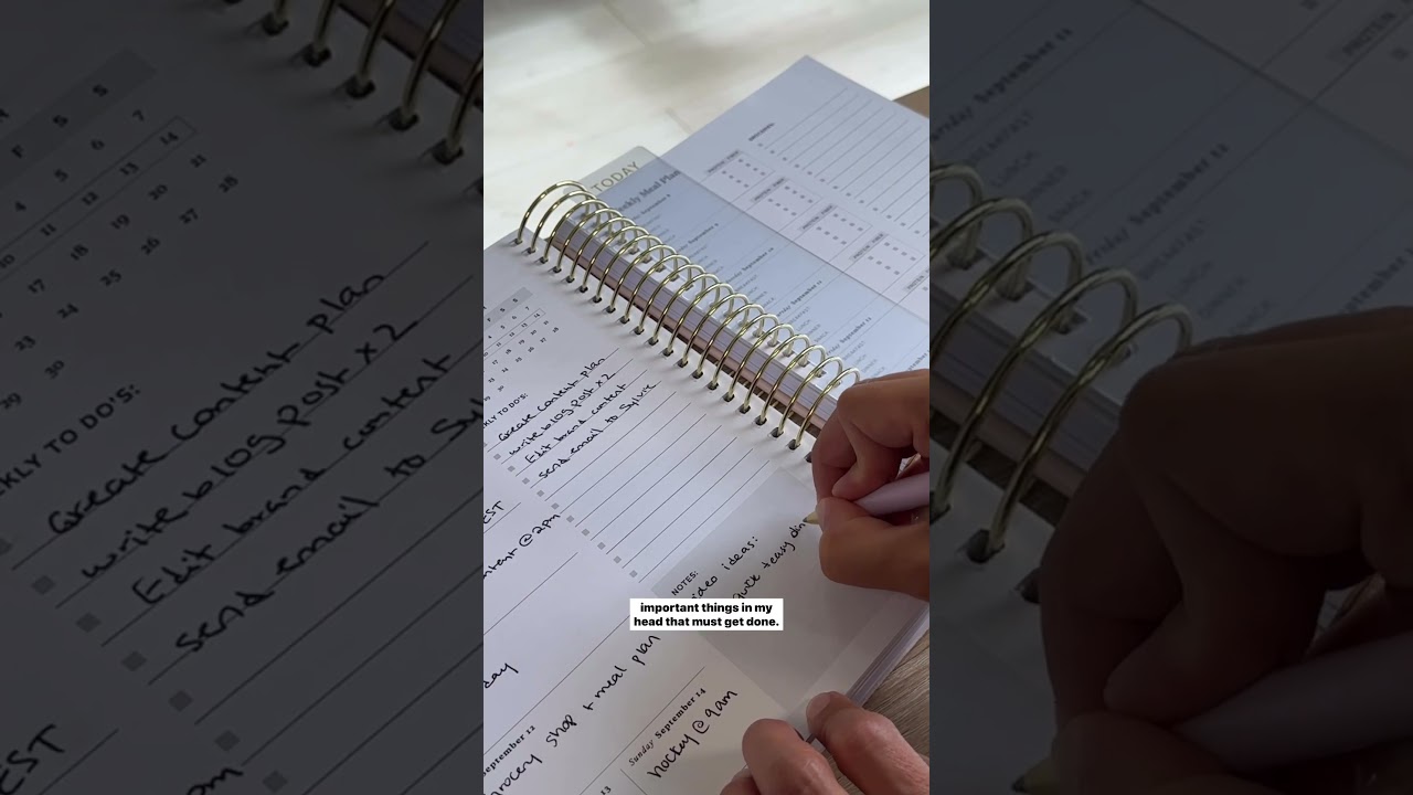 How I plan & organize my life (10-minute LIFE CHANGING planning routine) #planwithme #planner