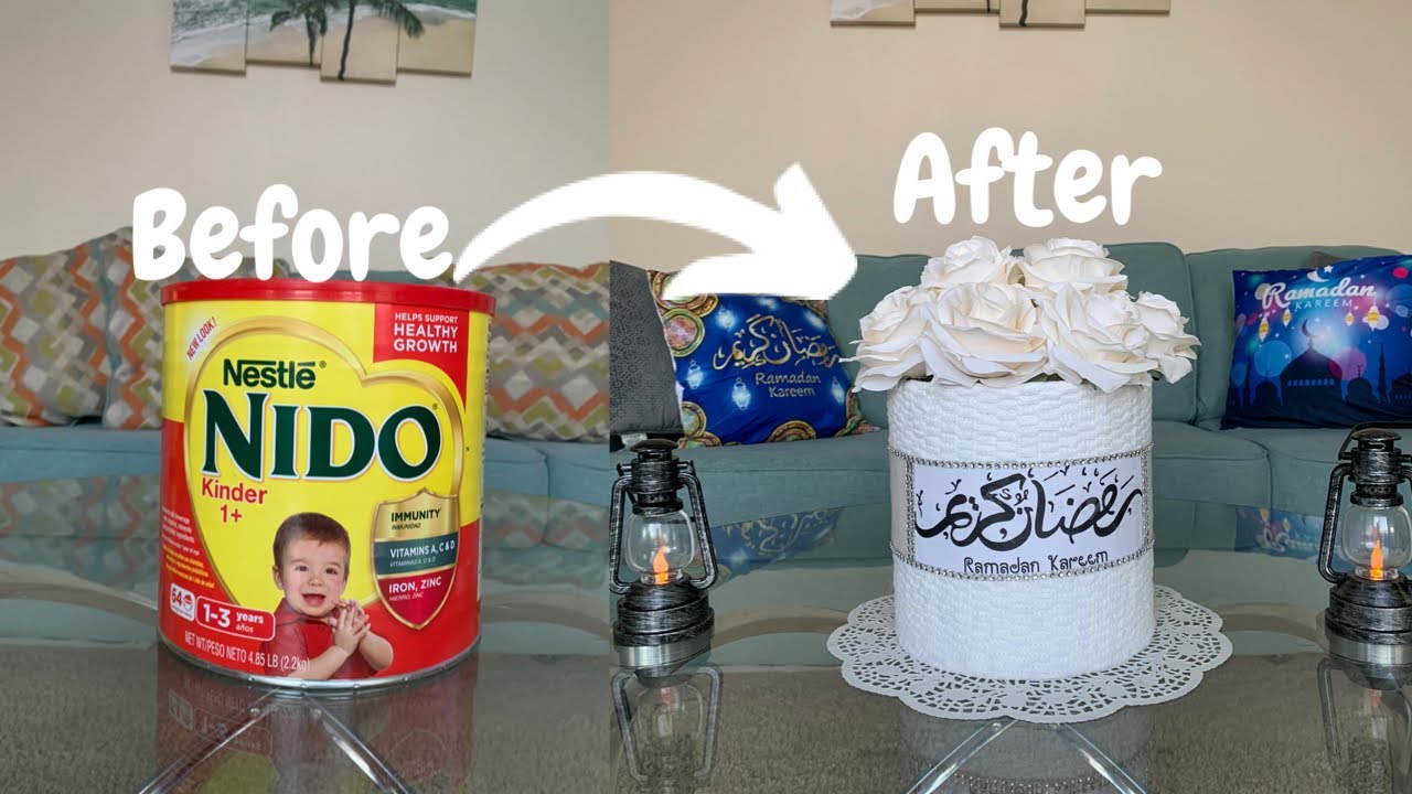زينة رمضان 2020 باقل من ١٠$ Dollar Tree DIY Ramadan centerpiece
