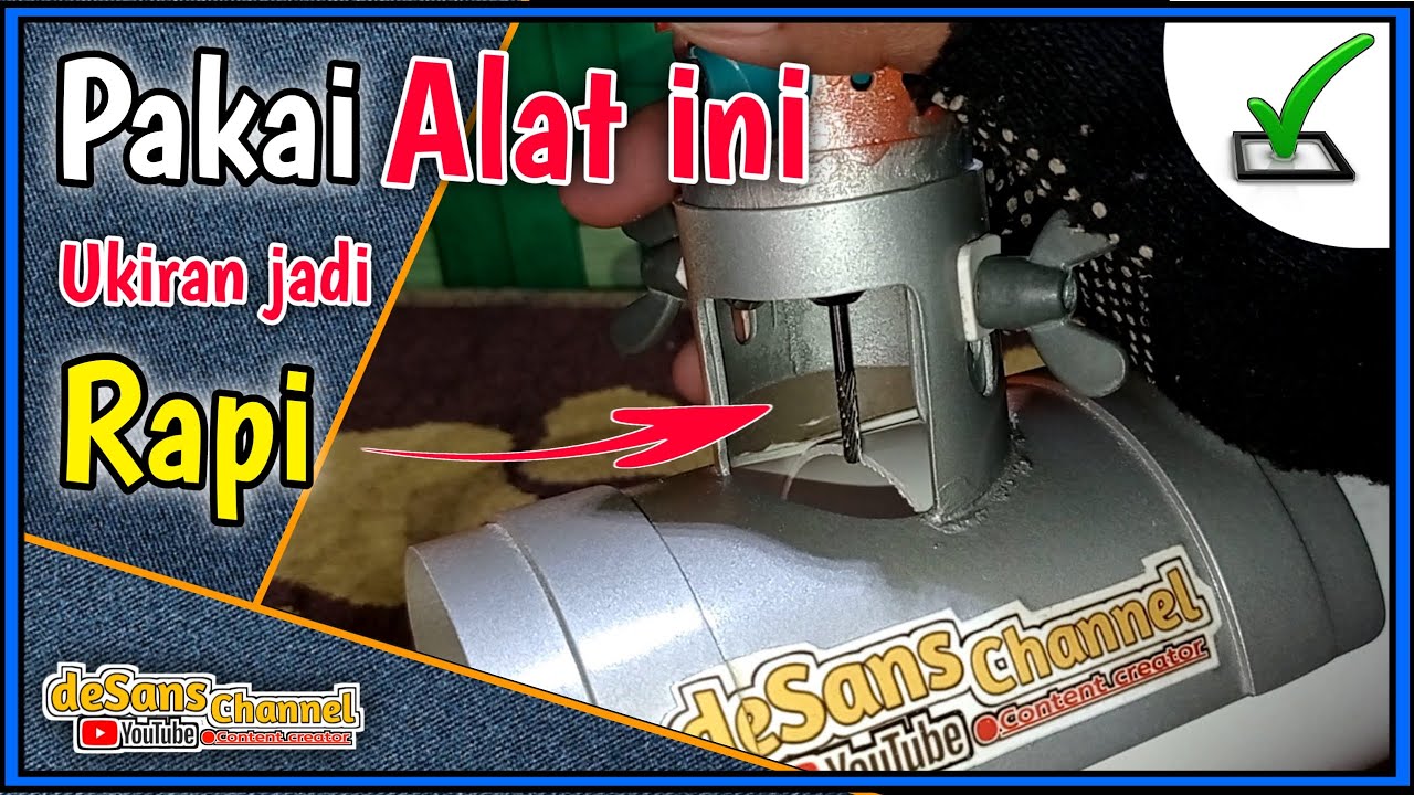 Cara merakit base Lacator buatan sendiri || Alat bantu  ukir pvc || DIY Router Locator || desans
