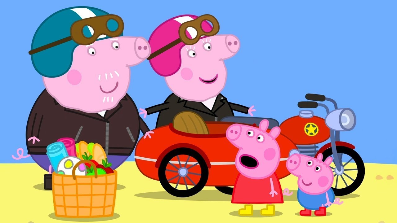 Granny and Grandpa Pigs's Motorbike 🏍️ | Peppa Pig Official Full Episodes