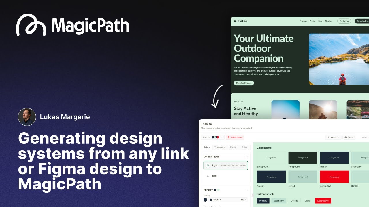 Create a Complete Design System from Figma in MagicPath in Seconds