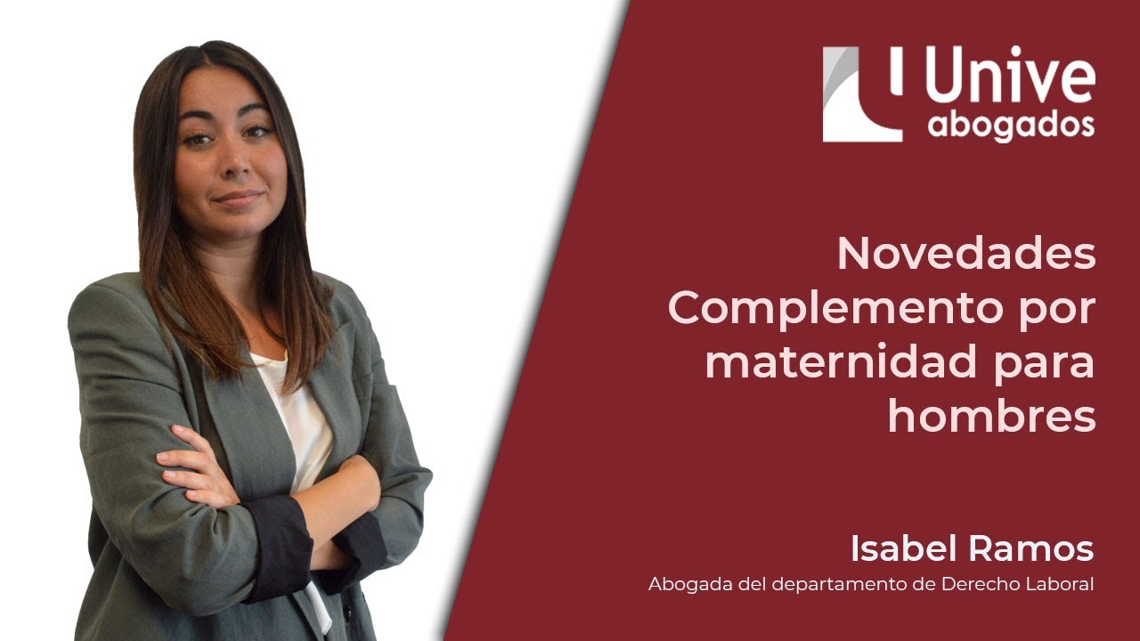 Novedades complemento por maternidad para hombres 🤱🧔