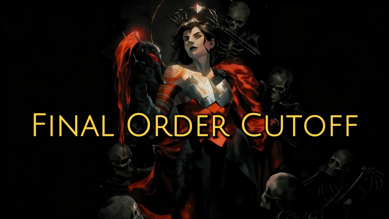 Final Order Cutoff, Let's Get Nerdy!!! 3/02/2026