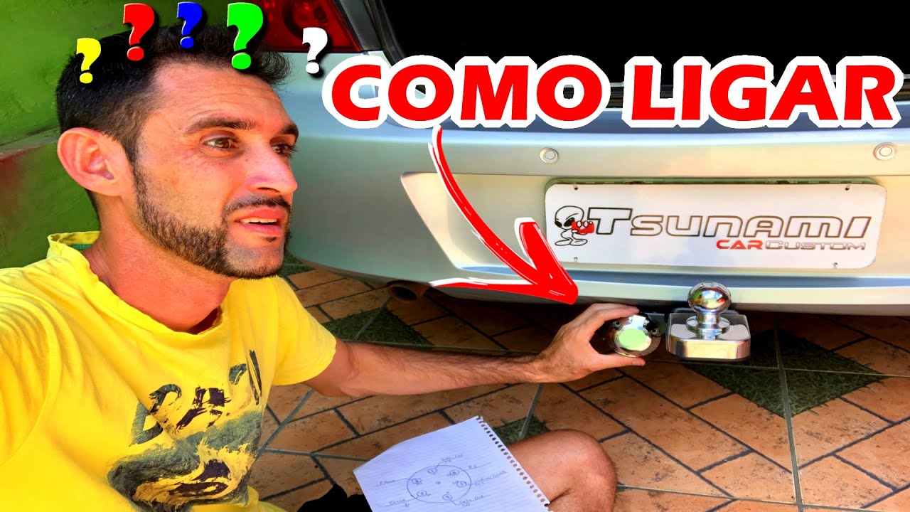 COMO FAZER A LIGAÇÃO DO REBOQUE ENGATE PADRÃO