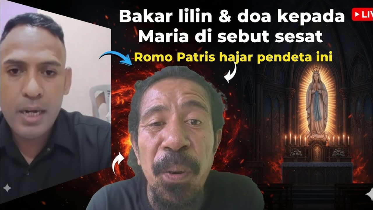 PENDETA TUDUH KATOLIK BERHALA! Romo Patris Allegro BALAS KERAS