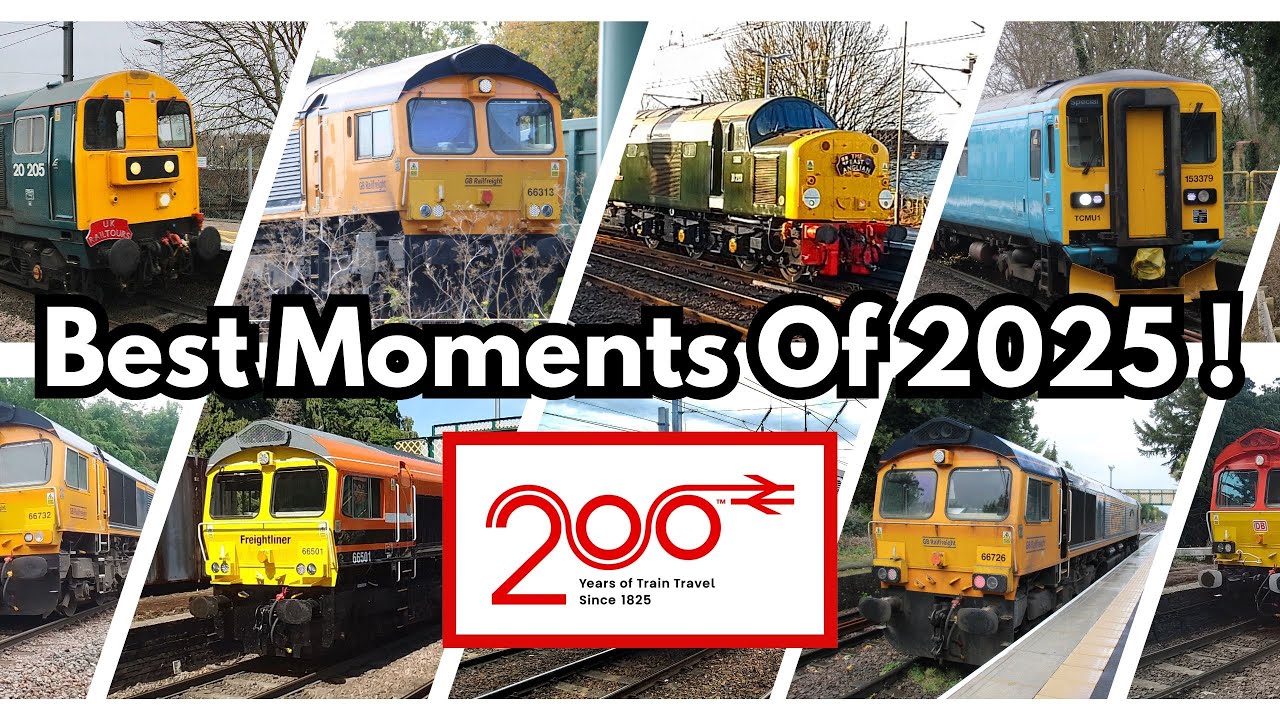 Best Moments Of 2025 ! | Railtours, Tones, Convoys, Rare Liveries and more !! #2025 #goodbye2025