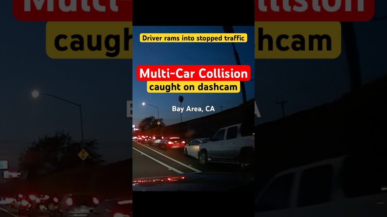 MAJOR car accident caused by DISTRACTED driver #dashcam #cars