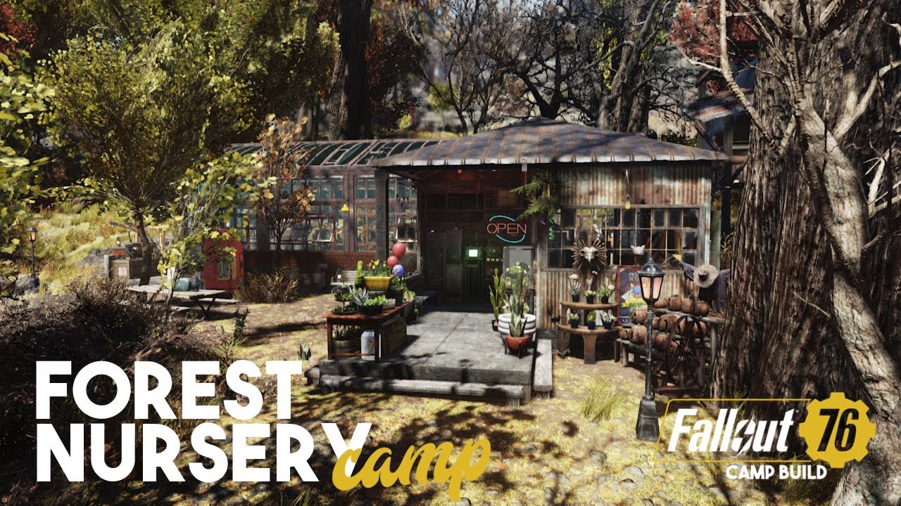 Forest Nursery | Fallout 76 CAMP Build