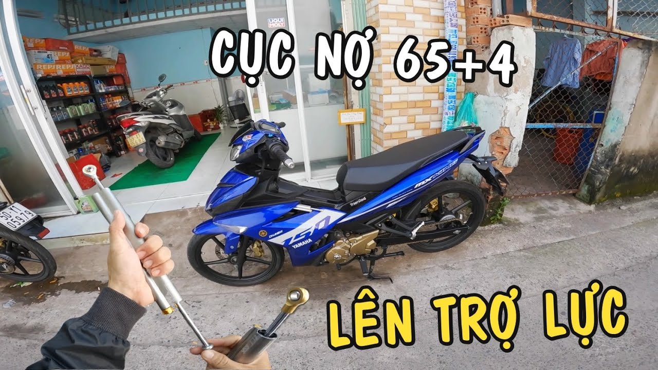 Thiện Red l&ecirc;n trợ lực YSS bảo dưỡng Exciter 65+4 sau chuyến tour bất ổn