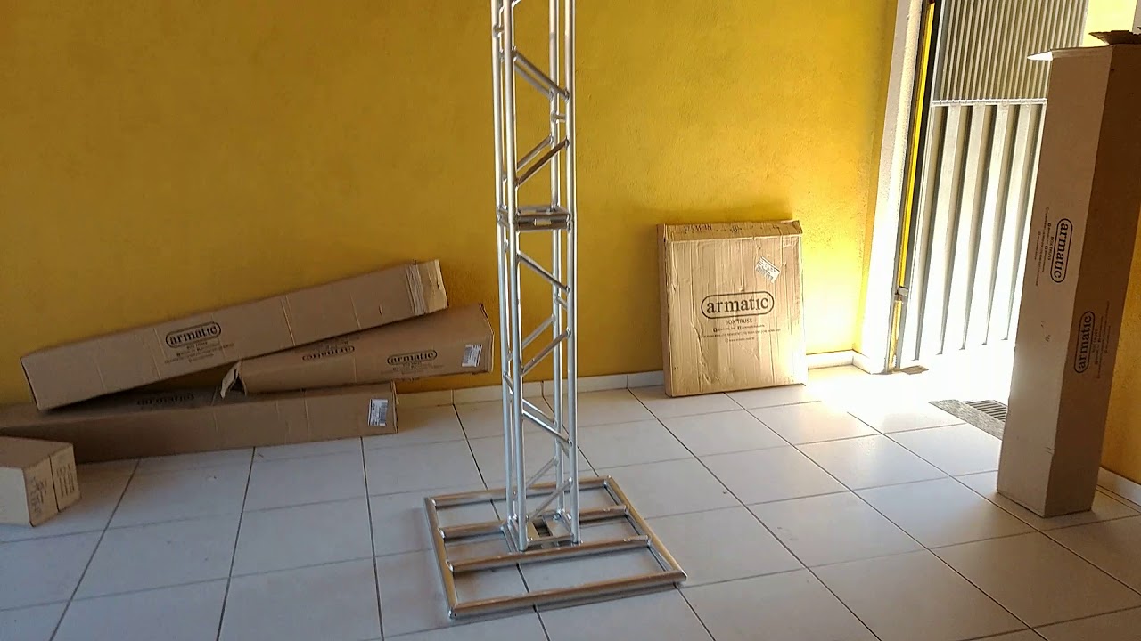 Estrutura box truss armatic al20 alumínio