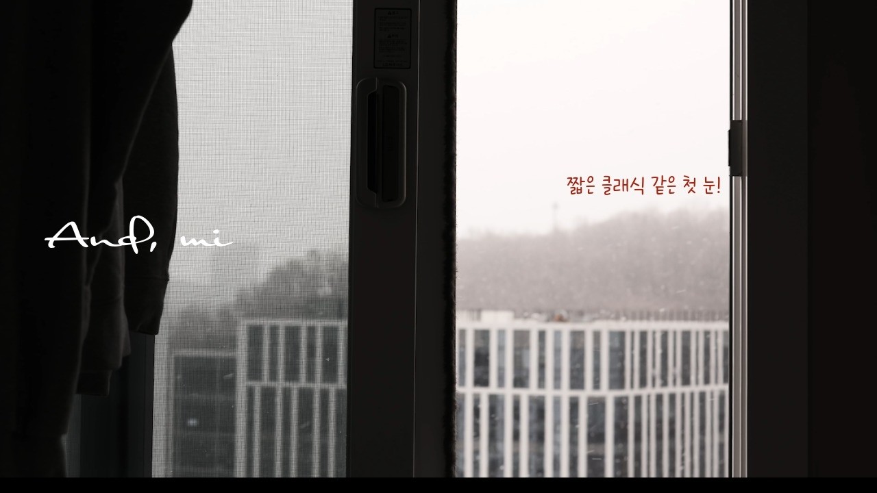 Vlog 첫눈