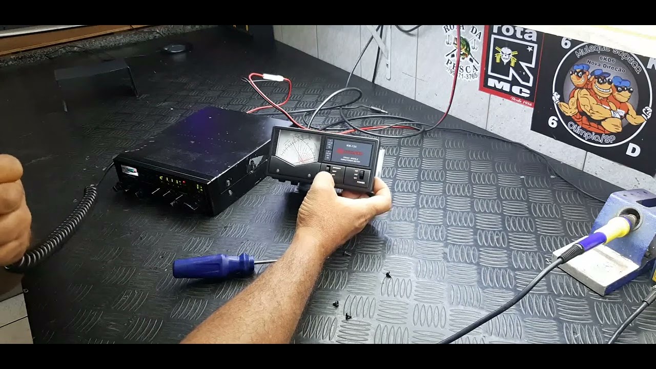 MANUTENÇÃO NO WATTIMETRO  KW-725 DO SR RONISCLEITON GOIANIRA-  GO