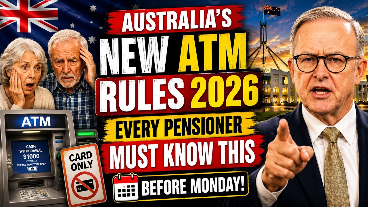 Australia's New ATM Rules 2026  Every Pensioner Must Know This Before Monday!