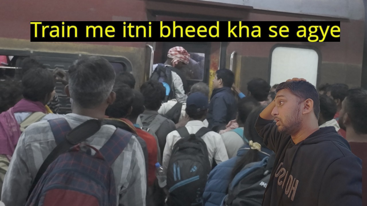 Festival Special Train | कहाँ फस गया आज़ 😞 | Varanasi Dev Deepawali vlog Day 1-Chandigarh To Banaras