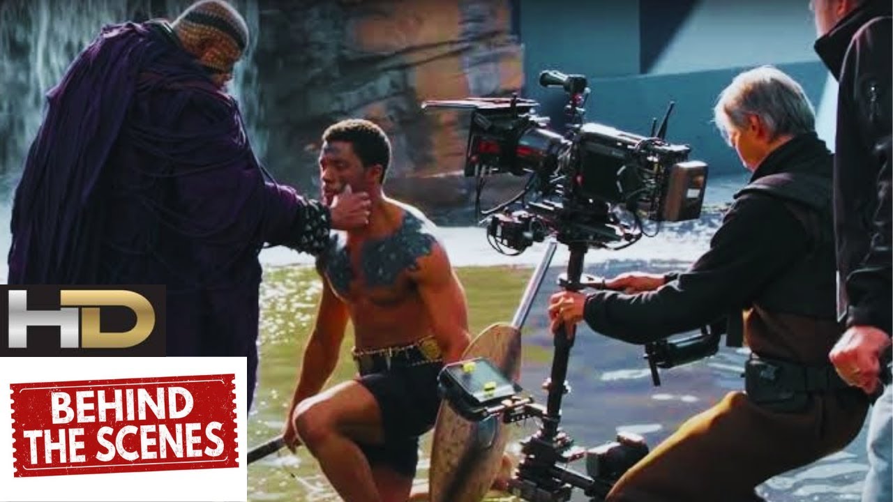 BLACK PANTHER AND KILMONGER FIGHT |BEHIND THE SCENES|BLACK PANTHER|HD