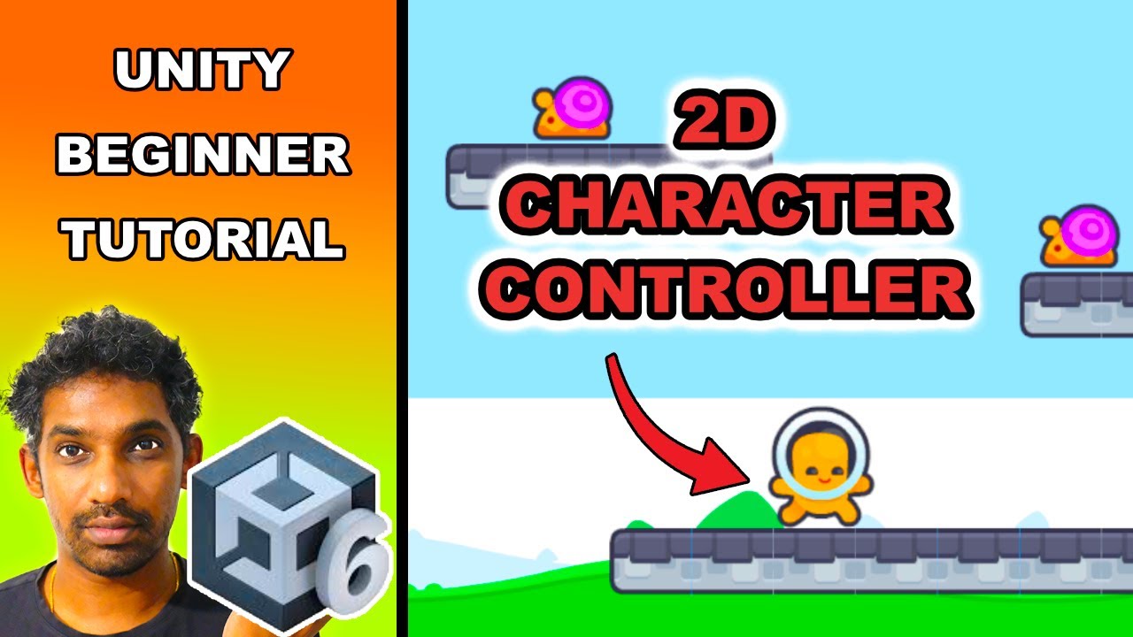Учебное пособие по простому контроллеру персонажей Unity 2D 2025
