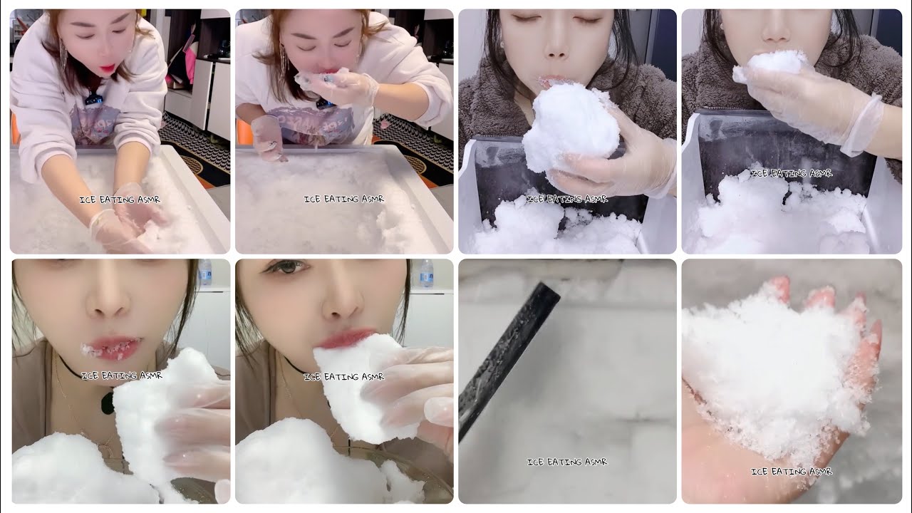[ASMR] FREEZER FROST EATING & vriezerfrost & ICE MUKBANG & ЯДЕНЕ С ЛЕД & ICE EATING & BUZ YEMEK
