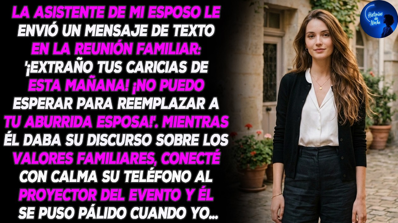 Su Amante Envió En La Reunión Familiar: 'Extraño Tus Caricias'. Él Palideció Cuando Yo...