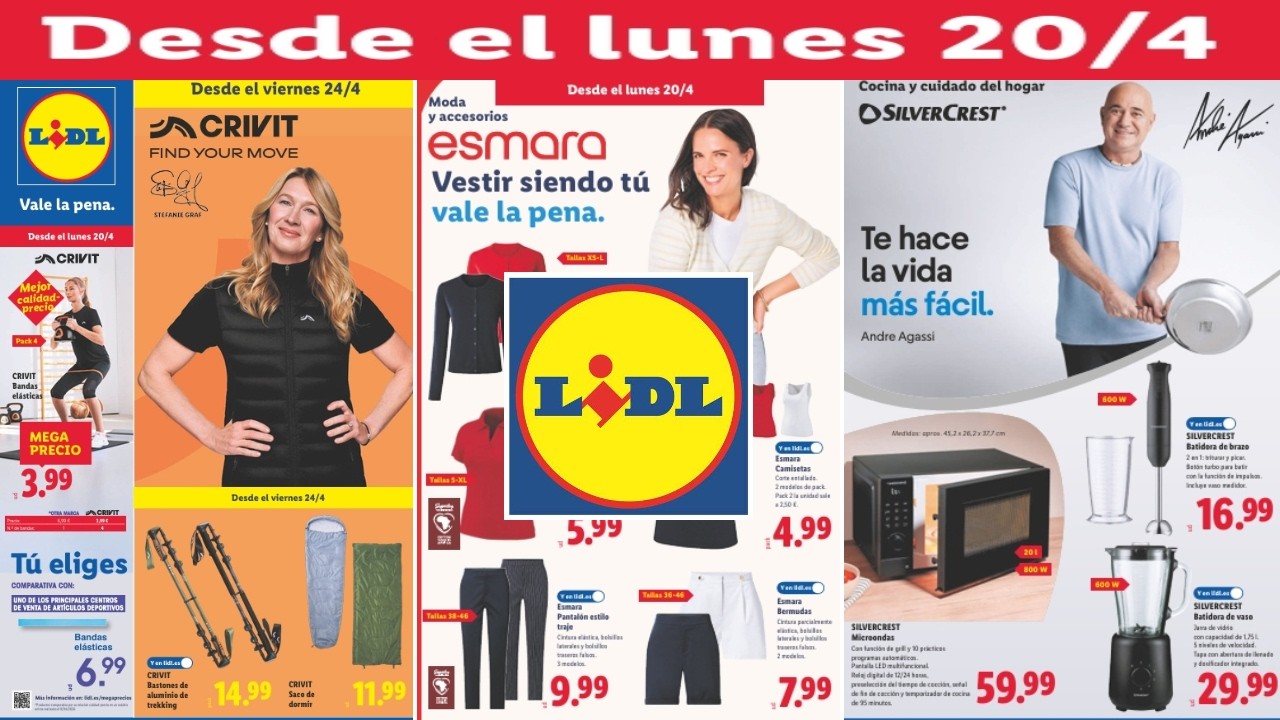 🇪🇸🔥LIDL BAZAR 🛒 PROXIMA SEMANA 🗓 DEL LUNES 20 AL DOMINGO 26 DE ABRIL / MEGA PRECIO