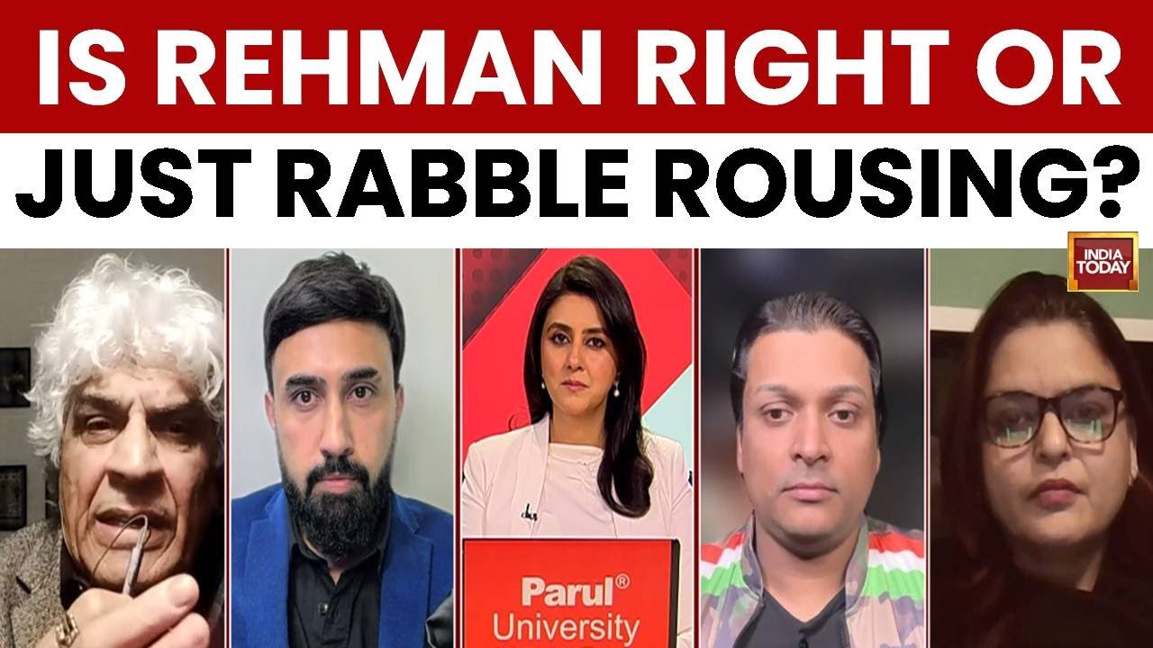 India Today Debate: Is AR Rehman Right Or Just Rabble Rousing? | AR Rehman Interview Controversy