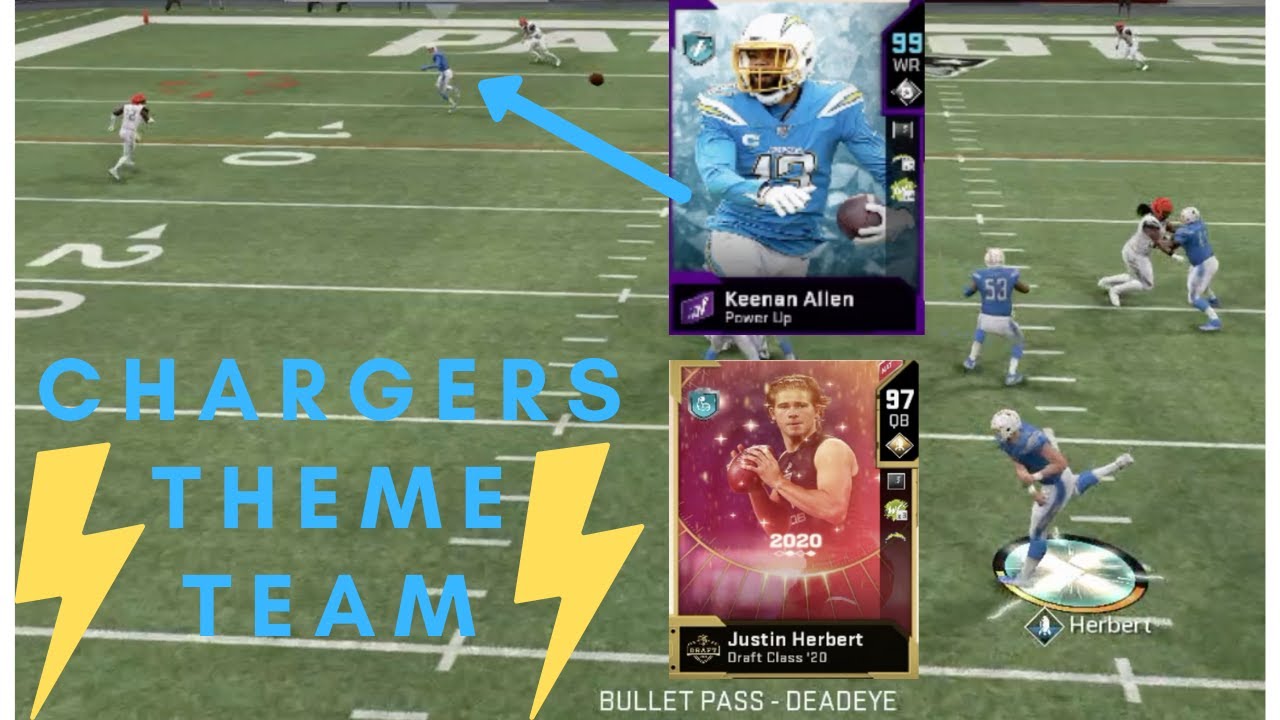MADDEN 20 | Los Angeles Chargers Theme Team! | 97 JUSTIN HERBERT