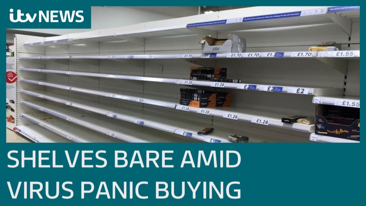 UK retailers urge shoppers to 'be considerate' amid coronavirus panic buying | ITV News