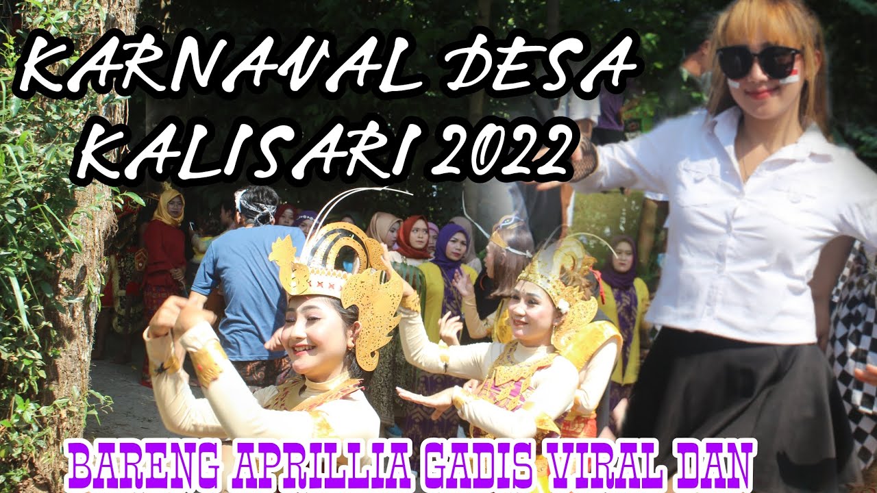 KARNAVAL DESA KALISARI REBAN BATANG TH 2022 BARENG APRILLIA ANJASMARA SI GADIS VIRAL