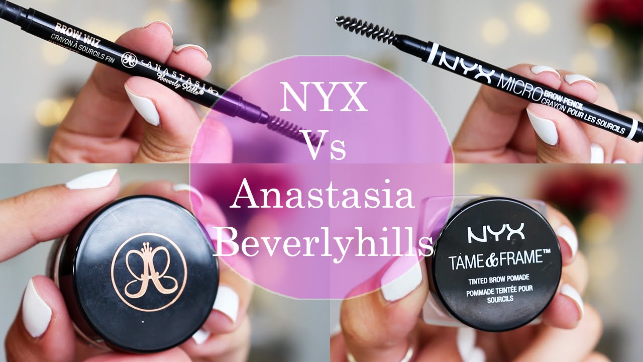 NYX Tame & Frame /Micro Brow Vs Anastasia B. Dipbrow Pomade/Brow Wiz